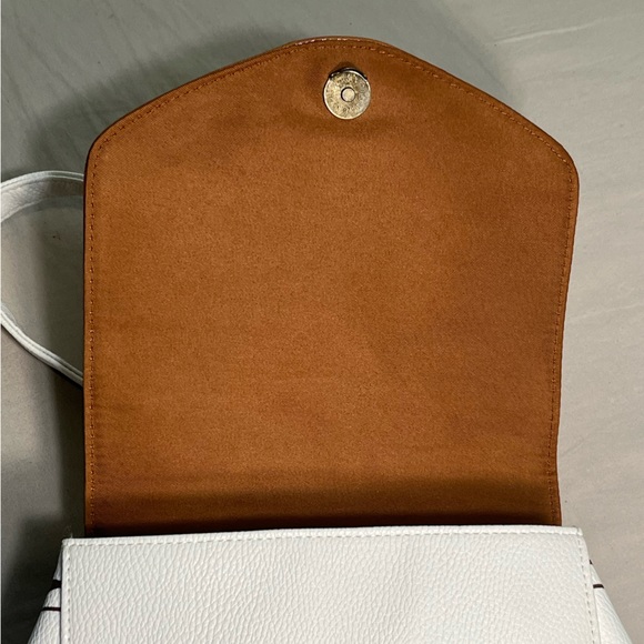 DANIELLE NICOLE X STAR WARS Mandalorian Tan & White Faux Leather Mini Backpack - Picture 10 of 15